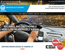 Tablet Screenshot of americanautodrivingschool.com